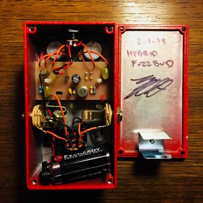 Creepy Fingers Fuzzbud Custom Hybrid Silicon & Germanium Fuzz 2019 Red image 3