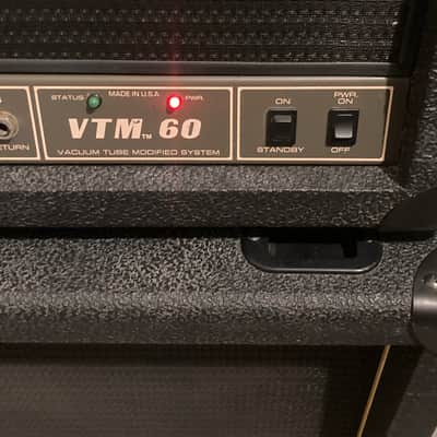 Peavey VTM 60 Vintage Tube Modified Series 60-Watt Guitar Head Late 1980s - Black image 4