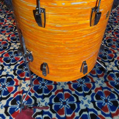Ludwig The Doors, John Densmore, Robbie Krieger Played Ludwig 22,13,16,5×14 Supraphonic. Documented!! 1968 - Mod Orange image 12