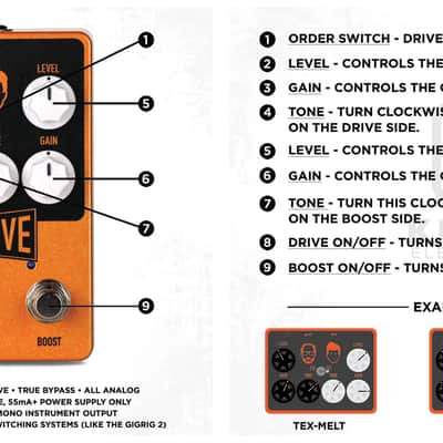 Keeley D&M Drive Overdrive & Boost image 2