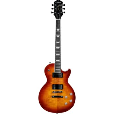 Epiphone Les Paul Modern Figured Electric Guitar, Mojave Burst, (with Gig Bag) image 4