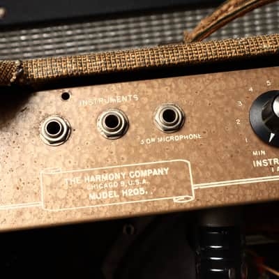 1960's Harmony H205 1x12 Combo Amplifier image 6
