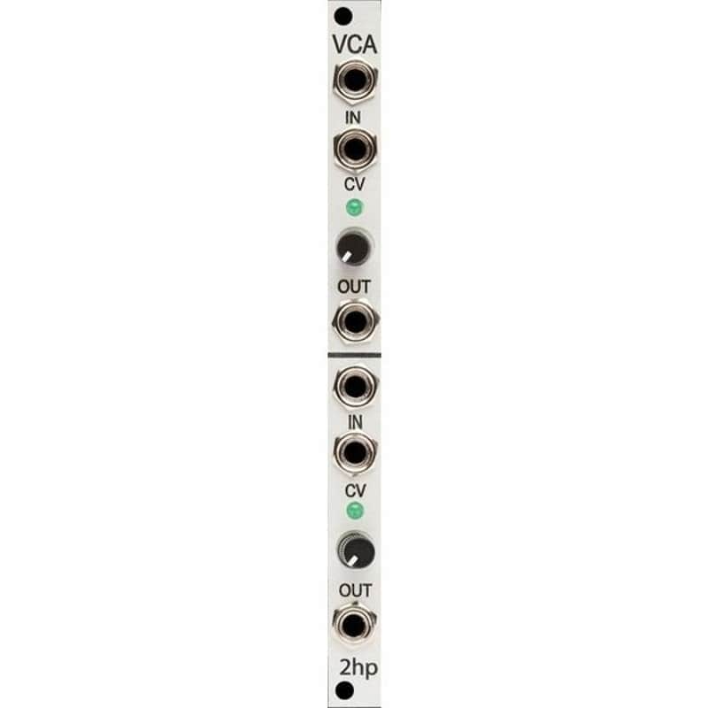 2hp VCA Eurorack Module (Silver) image 1
