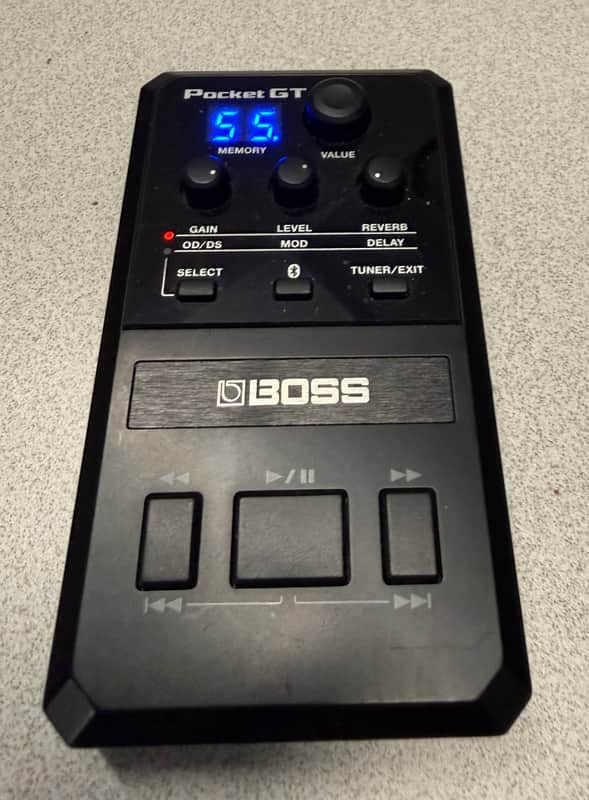 Boss Pocket GT Effects Processor 2020 - Present - Black image 1