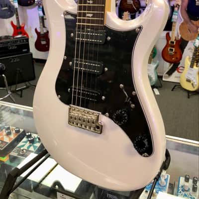 PRS SE NF3 Bolt On Electric, White Pearl with Gig Bag image 3