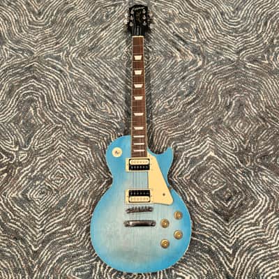 Epiphone Les Paul Traditional Pro IV  - Worn Pacific Blue image 1