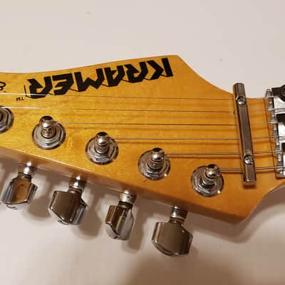 Kramer Elliot Easton EE PRO1 RARE! 1987 White/White/Rainbow image 13