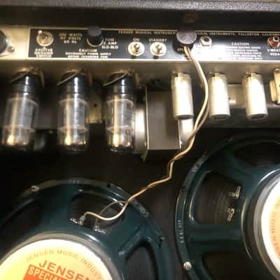 Fender Twin Reverb 2-Channel 100-Watt 2x12" Guitar Combo 1970 - 1971 - Silverface image 3