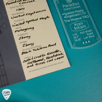 Kevin Ryan Mojave Series Paradiso Grand Concert - Engelmann Spruce & Spalted Maple - NAMM 2026 #1301 image 19