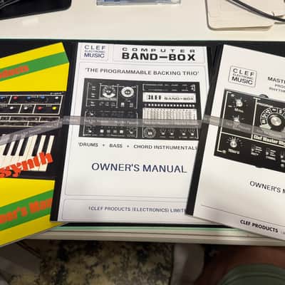 SUPER RARE CLEF B30 Microsynth, Band In A Box & Master Rhythm + all 3 manuals. image 2
