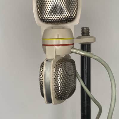 Grundig GDSM 202 Stereo Dynamic Microphone 1960s - White image 5