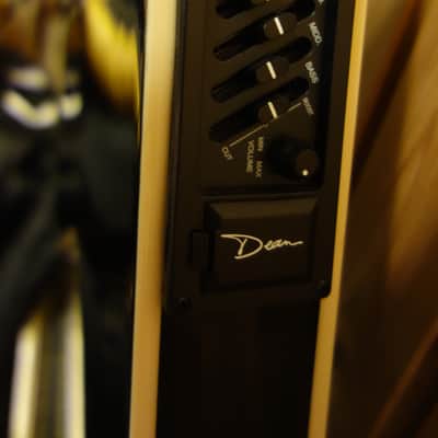 Dean VCO CBK Flying V acoustic guitar black image 7