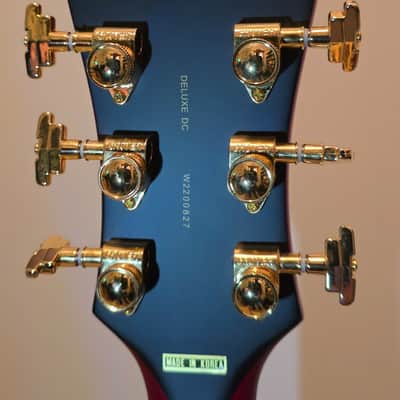 D'Angelico Deluxe DC (335) Satin Trans Wine P90 image 8