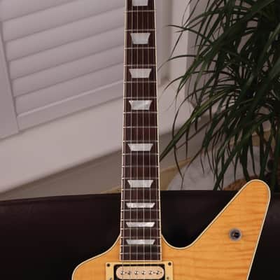 Gary Moore Owned 1984 Hamer Explorer #0731 Natural | Hamer Standard w/One-Piece Flame Honduras Mahogany Back, Flame Maple Top, Honduras Mahogany Neck, Scimitar Headstock w/Rare Flame Maple Veneer, DiMarzio PAF + Hamer Slammer Humbuckers & Sperzel Tuners image 22