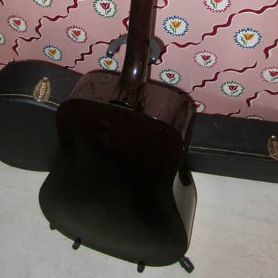 1980 Guild D-25 Flattop Acoustic - Sunburst w/ Case image 4