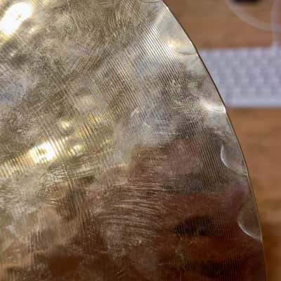 Zildjian 13" A Custom Mastersound Hi-Hat Cymbals (Pair) 1999 - 2017 - Brilliant image 3