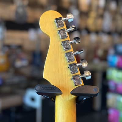 "S-Style" Partscaster with Seymour Duncan JB and Emerson Electronics - Natural Top w/ Green Back image 7
