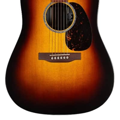 Martin D-X2E Acoustic Electric Guitar. Burst,Sit/Ziricote HPL w/SS image 2