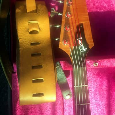 1976 Gibson Thunderbird Bass Natural Flametop 5-String Custom Bass - WHAT?? image 6