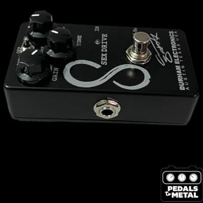 Durham Electronics Sex Drive 15th Anniversary Overdrive/Boost 2010s - Black Sparkle - X18807 image 5