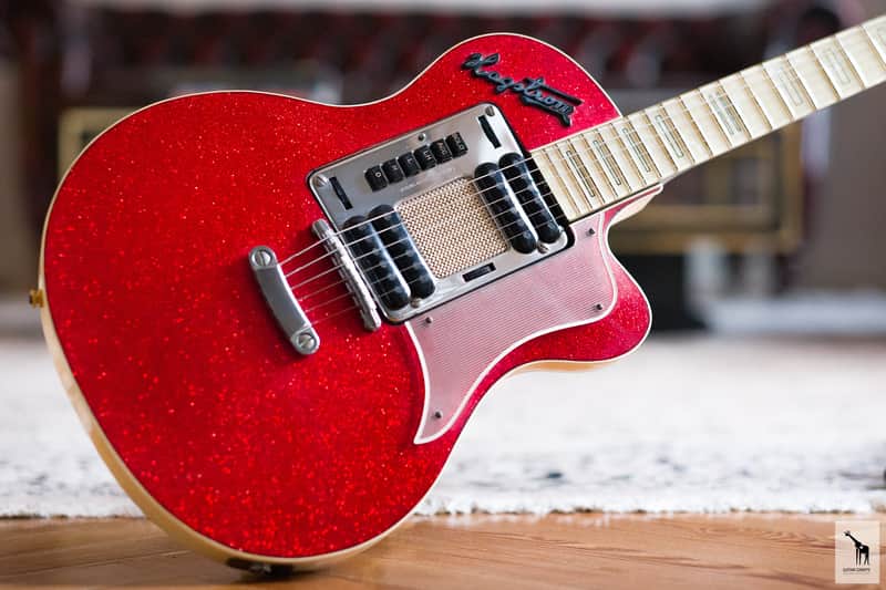 1962 Hagstrom P46 Deluxe - Red Sparkle image 1