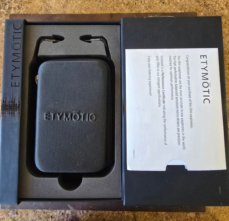Etymotic ER4XR Extended Range In-Ear Monitors 2010s - Black image 1