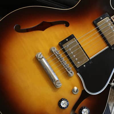 2012 Gibson Custom Shop ES-339 Semi-Hollow Electric Guitar Sunburst + COA GB image 4