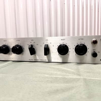 Pultec EQH-2 Program Equalizer 1950s - Silver Original Vintage LOOK! image 1