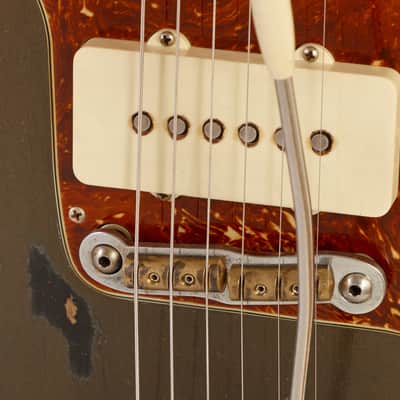 Fender Custom Shop Masterbuilt (Dale Wilson) Custom '59 Jazzmaster Heavy Relic Charcoal Frost Metallic Over Black (One of a Kind) #CZ557907 image 9