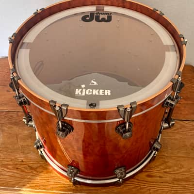 DW Collector‘s Exotic Quilted Sapeli SSC Standard Drum Kit 2021 image 4