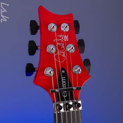 PRS SE Custom 24 Floyd Electric Guitar Charcoal Cherry Burst image 7