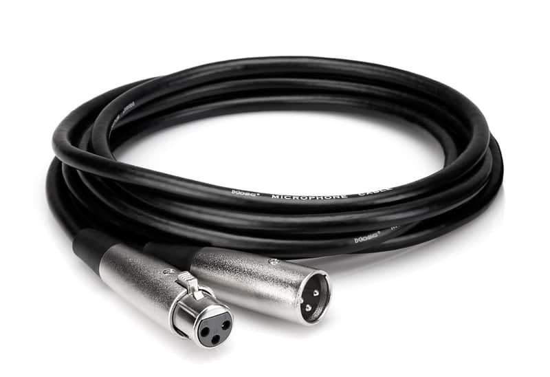 Hosa Microphone Cable XLR3F to XLR3M - 10 ft / MCL-110 image 1