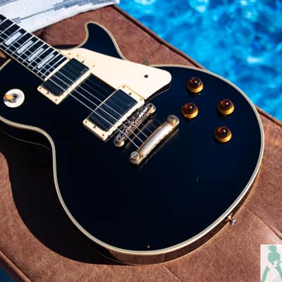 1990 Burny RLC-70 - 60's Style Les Paul Custom w Upgraded EMG 81/85's & Locking Grovers - Pro Set Up w Perfect Frets/Action/Intonation! image 6