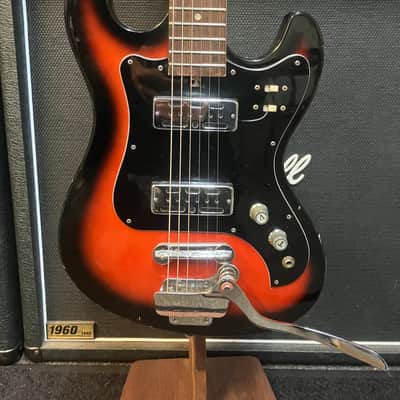 Tiesco Raver MIJ Guitar 1970s - Sunburst image 1