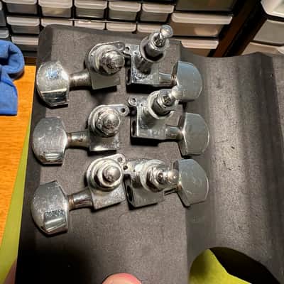 Schaller Made in W Germany 3x3 Chrome Tuners 70s 80s image 9