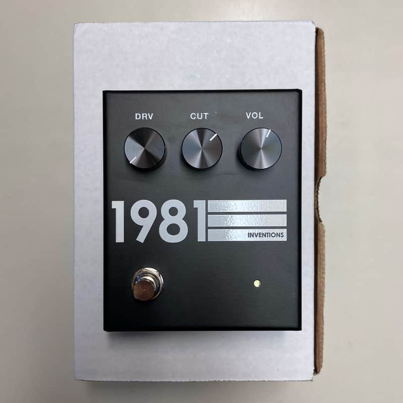 1981 Inventions DRV Overdrive in Black & White "Rat" Color Scheme image 1