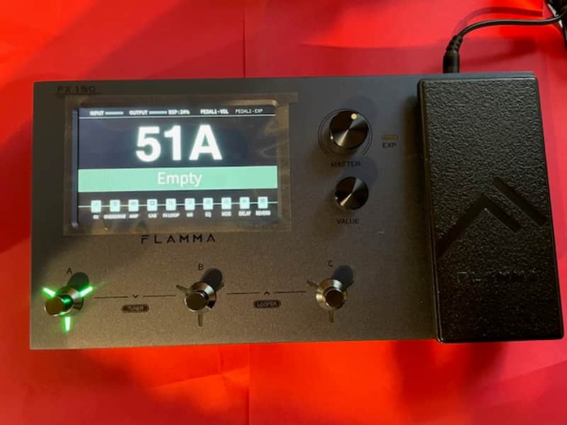 Flamma FX150 Guitar Multi-Effects 2023 - Present - BLUE image 1