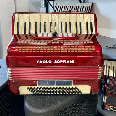 Paolo Soprani 80 BASSI ROSSA + CUSTODIA image 1
