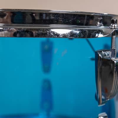 1970s Ludwig Big Beat Blue Vistalite Drum Set image 22