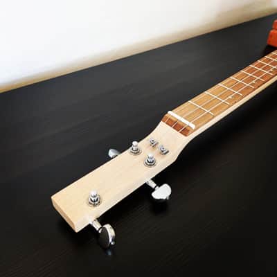 Smokin G Guitars 3 String Electric Cigar Box Guitar 2025 - Maple/Walnut image 6