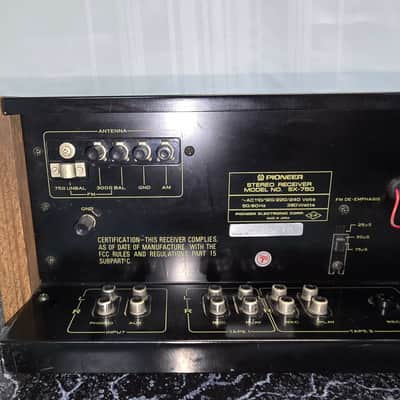Pioneer SX-750 Receiver - Silver Face - Faux Wood image 7