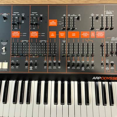 Korg ARP Odyssey FS Rev3 37-Key Duophonic Analog Synthesizer 2017 - Present - Black/Orange