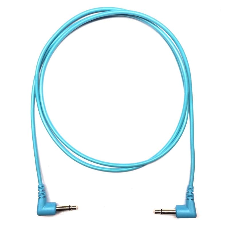 Tendrils - 90cm Right Angle Cyan Cables (6 Pack) image 1
