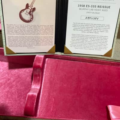 Gibson Murphy Lab 1958 ES 335 Blonde image 21