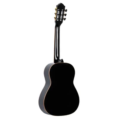 Ortega R221BK-3/4 Family Series Spruce Top Mahogany Neck 3/4-Size Nylon 6-String Classical Acoustic Guitar w/Gig Bag image 3