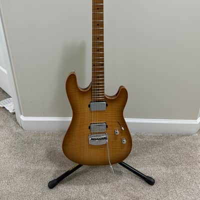 Ernie Ball Music Man Sabre with Maple Fretboard 2020 - 2024 - Honey Suckle image 2