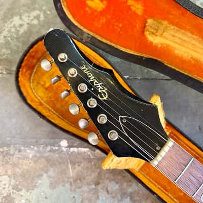 Epiphone Crestwood Wilshire c 1963 - Cherry original vintage USA Pat no PAF mini Humbucker tremotone vibrato Kalamazoo Gibson image 7