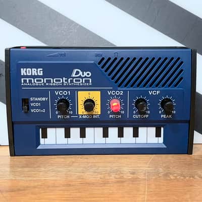 [Mint] Korg Monotron DUO Analog Ribbon Synthesizer - Blue image 1