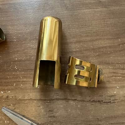 Vintage Otto Link Early Babbitt STM Tenor Sax Mouthpiece - original 6 tip w/ lig and cap! image 6