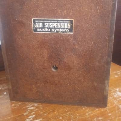 Vintage Advance Air Suspension Audio System Wood Speakers image 9